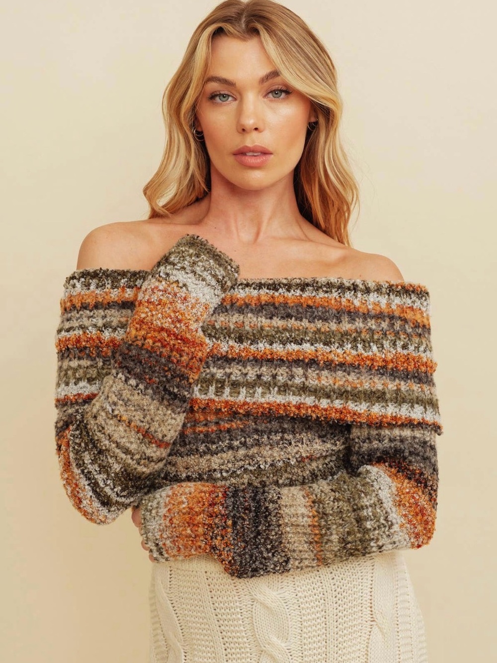 Cloud Ten Off The Shoulder Sweater size Medium.